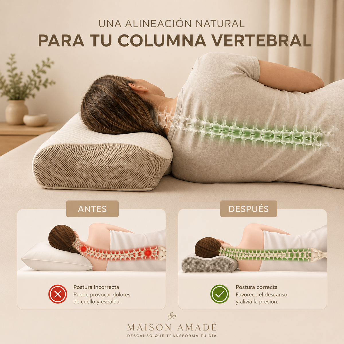 Almohada Cervical — Maison Amadé