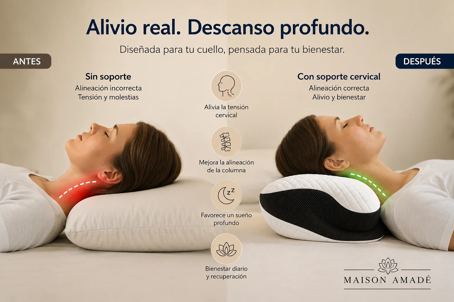 Maison Amadé — Alivio real, descanso profundo